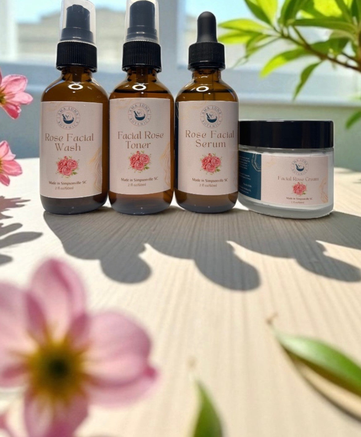 Rose Facial Care Ritual Kit